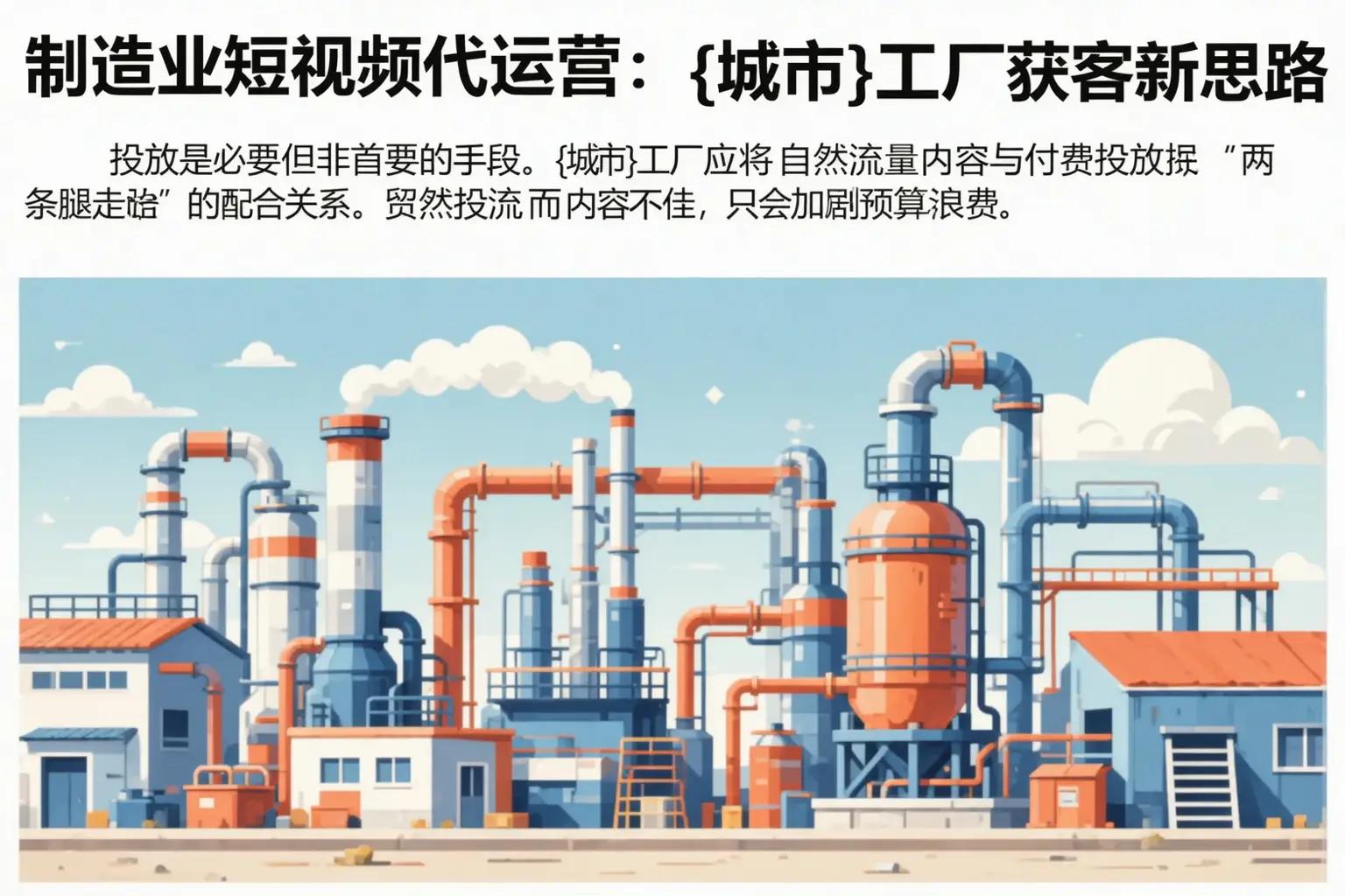 制造业短视频代运营：东山工厂获客新思路